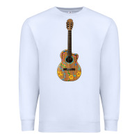 White mexican guitar Premium Sweatshirt - Artiststas