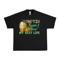 Black Pumpkin spice and livin' my best life Urban Heavy Tee - RanaPortraitStore