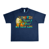 Navy Pumpkin spice and livin' my best life Urban Heavy Tee - RanaPortraitStore