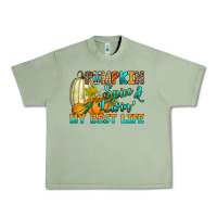 Oil Green Pumpkin spice and livin' my best life Urban Heavy Tee - RanaPortraitStore
