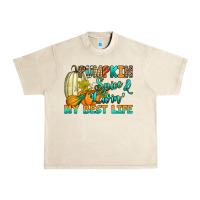Sandshell Pumpkin spice and livin' my best life Urban Heavy Tee - RanaPortraitStore