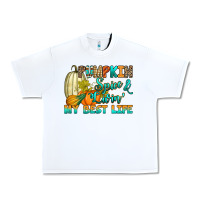 White Pumpkin spice and livin' my best life Urban Heavy Tee - RanaPortraitStore