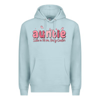 Blue Mist auntie like a mom only cooler Premium Hoodie - MaliasSmallBusiness