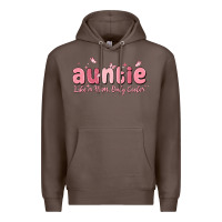 Coffee auntie like a mom only cooler Premium Hoodie - MaliasSmallBusiness