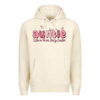 Sandshell auntie like a mom only cooler Premium Hoodie - MaliasSmallBusiness