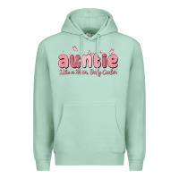 Seafoam auntie like a mom only cooler Premium Hoodie - MaliasSmallBusiness