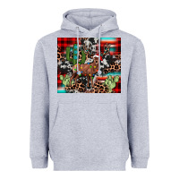 Heather Grey christmas reinder Heavyweight Hoodie - JahusDesignShop