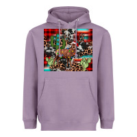 Lavender christmas reinder Heavyweight Hoodie - JahusDesignShop
