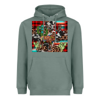 Sage christmas reinder Heavyweight Hoodie - JahusDesignShop