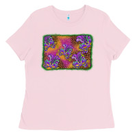 Mardi Gras Mask Background Ladies Tee | Teevron