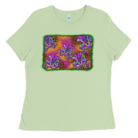 Matcha mardi gras mask background Ladies Tee - BarkalooDesign