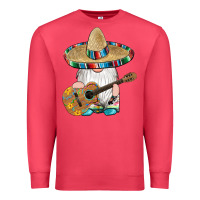 Cardinal mexican gnomes guitar sombrero serape Premium Sweatshirt - Artiststas