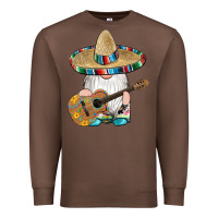 Mexican Gnomes Guitar Sombrero Serape Premium Sweatshirt | Teevron