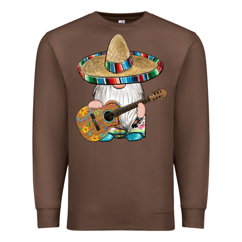 Mexican Gnomes Guitar Sombrero Serape Premium Sweatshirt by Artiststas | Teevron