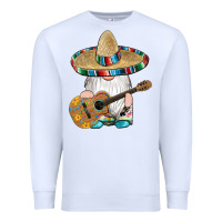 White mexican gnomes guitar sombrero serape Premium Sweatshirt - Artiststas
