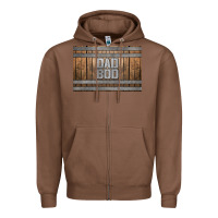 Chestnut dad bod whiskey barrel skinny metal can holder Zipper Hoodie - HRA Design Shop