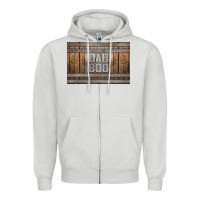 Dove Grey dad bod whiskey barrel skinny metal can holder Zipper Hoodie - HRA Design Shop