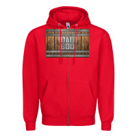 Red dad bod whiskey barrel skinny metal can holder Zipper Hoodie - HRA Design Shop