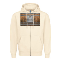 Sandshell dad bod whiskey barrel skinny metal can holder Zipper Hoodie - HRA Design Shop