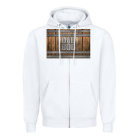 White dad bod whiskey barrel skinny metal can holder Zipper Hoodie - HRA Design Shop