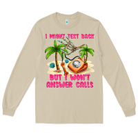 Mushroom i might text back Long Sleeve Tee - texasbilliewilder