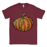 Burgundy leopard pumpkin Classic Tee - RanaPortraitStore