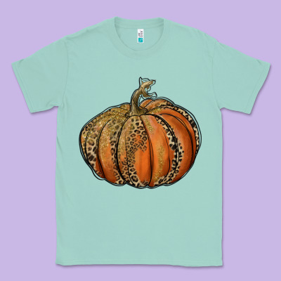 Leopard Pumpkin Classic Tee Designed By Ranaportraitstore