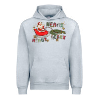 Heather Grey heaux heaux heaux Urban Hoodie - MaliasSmallBusiness