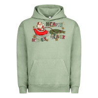 Pigment Oil Green heaux heaux heaux Urban Hoodie - MaliasSmallBusiness