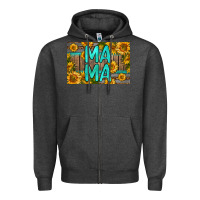 Charcoal Heather mama whiskey barrel skinny metal can holder Zipper Hoodie - HRA Design Shop