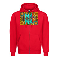 Red mama whiskey barrel skinny metal can holder Zipper Hoodie - HRA Design Shop