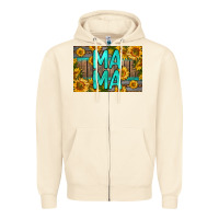 Sandshell mama whiskey barrel skinny metal can holder Zipper Hoodie - HRA Design Shop