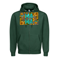 Sports Green mama whiskey barrel skinny metal can holder Zipper Hoodie - HRA Design Shop