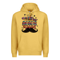 Antique Gold adios bitchachos Premium Hoodie - MaliasSmallBusiness