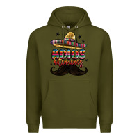 Army Green adios bitchachos Premium Hoodie - MaliasSmallBusiness