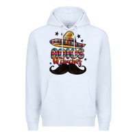White adios bitchachos Premium Hoodie - MaliasSmallBusiness