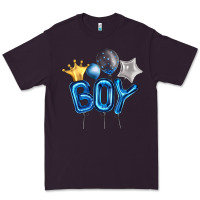 Plum Birthday Boy Balloon Premium Tee - Artiststas