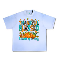 Grape Ice Thankful blessed and kind of a mess Urban Heavy Tee - RanaPortraitStore