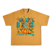 Peanut Butter Thankful blessed and kind of a mess Urban Heavy Tee - RanaPortraitStore