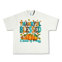 Pistachio Thankful blessed and kind of a mess Urban Heavy Tee - RanaPortraitStore