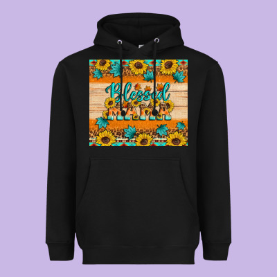 Blessed Mama Heavyweight Hoodie Designed By Artiststas