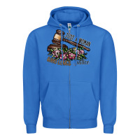 True Royal just a woman who loves justice Zipper Hoodie - SublimationCraftShop