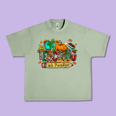 Teaching Little Pumpkins Urban Heavy Tee Designed By Ranaportraitstore