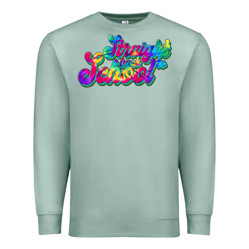 Straight Back To School Premium Sweatshirt by JahusDesignShop | Teevron