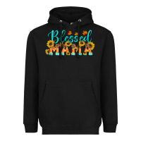 Black Blessed Mama Heavyweight Hoodie - Artiststas
