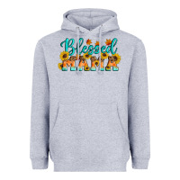 Heather Grey Blessed Mama Heavyweight Hoodie - Artiststas