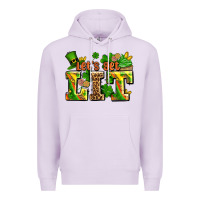 Lilac st patricks lets get lit Premium Hoodie - AdoDesignShop
