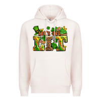 Pale Pink st patricks lets get lit Premium Hoodie - AdoDesignShop
