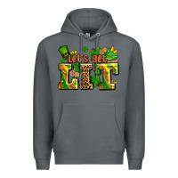 Rock st patricks lets get lit Premium Hoodie - AdoDesignShop