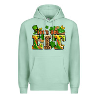 Seafoam st patricks lets get lit Premium Hoodie - AdoDesignShop
